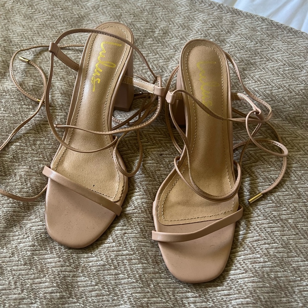 lulus strappy heels